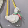 Fashion Women Hen Shape Plush Bag Cute Cartoon Chicken Shoulder Bag Work Travel Satchel For Women Girl Handbags Crossbody Bag