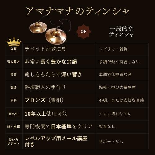 Tingsha Premium Large Amana Mana Purifying Yoga Meditation Professional Tibetan Bell with Soul-Centric Sound