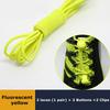 Lacci Elastici Senza Nodo per Scarpe Quick Lock Rotondi in Gomma Regolabili Elastici Pigri per Scarpe da Ginnastica Scarpe da Corsa Sportive
