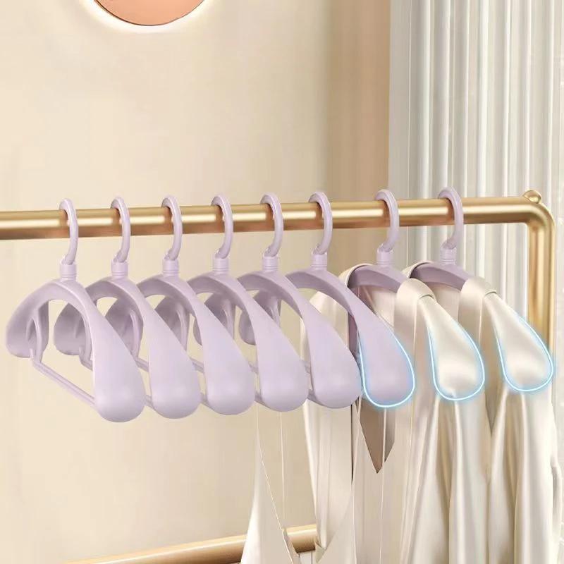 5Pcs/pack Traceless Clothes Hanger Closet Organizer Widen Clothes Drying Rack Coat Display Hanger Wardrobe Hanger Racks