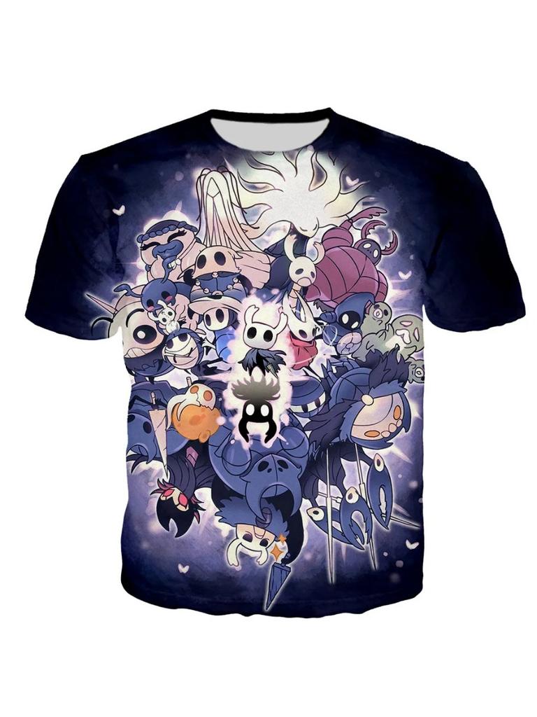 Summer Hollow Knight Game 3D Print T-Shirts Men Women Fashion StreetwearShort Sleeve