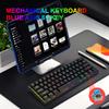 K61 Wired Mechanical Keyboard with Gaming Light Type-C Interface Plastic Material for Desktop Laptop New Product