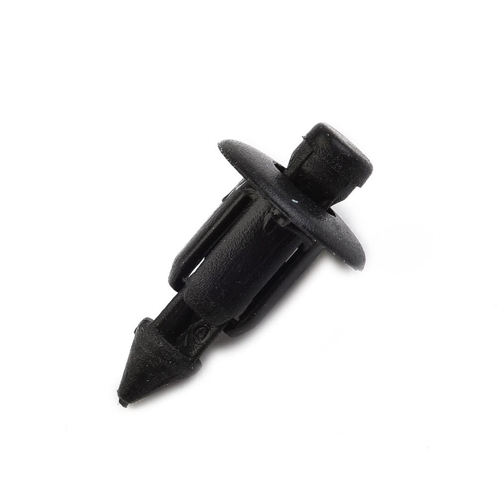 Parts Snap Clips Plastic Rivets Suzuki 50pcs 6MM Black