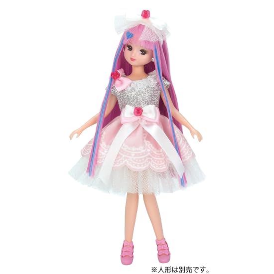 Licca-chan Dress Jewel Up Dress Set Girly Rose