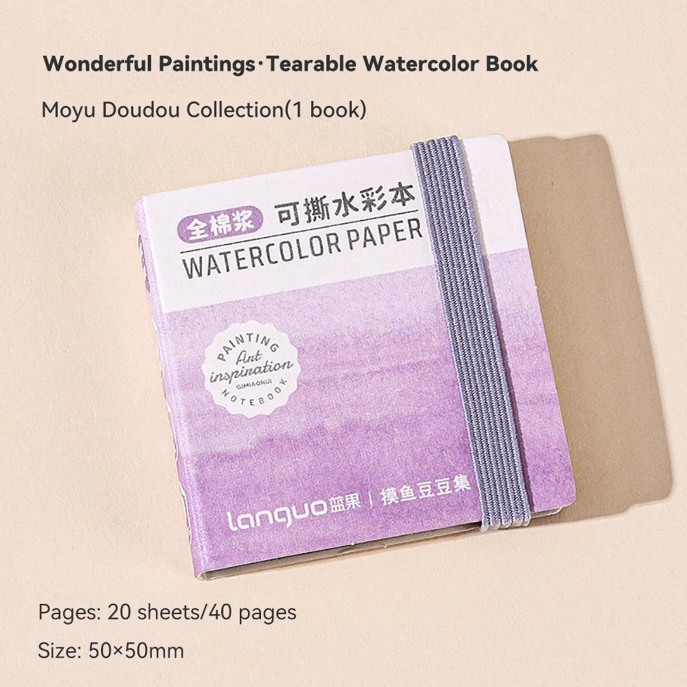 LANGUO 230g/300g 100% Cotton Watercolor Drawing Paper Pad 20/50 Sheets Aquarell Watercolor Book Sketchbook Painting Art Supplies