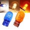 2pcs T20 7443 7440 12V 16W Sidelight Car Bulb Halogen Lamp Warm White Turn Signal Light Natural Glass Blue Brake Lights DRL Dome Lights 6