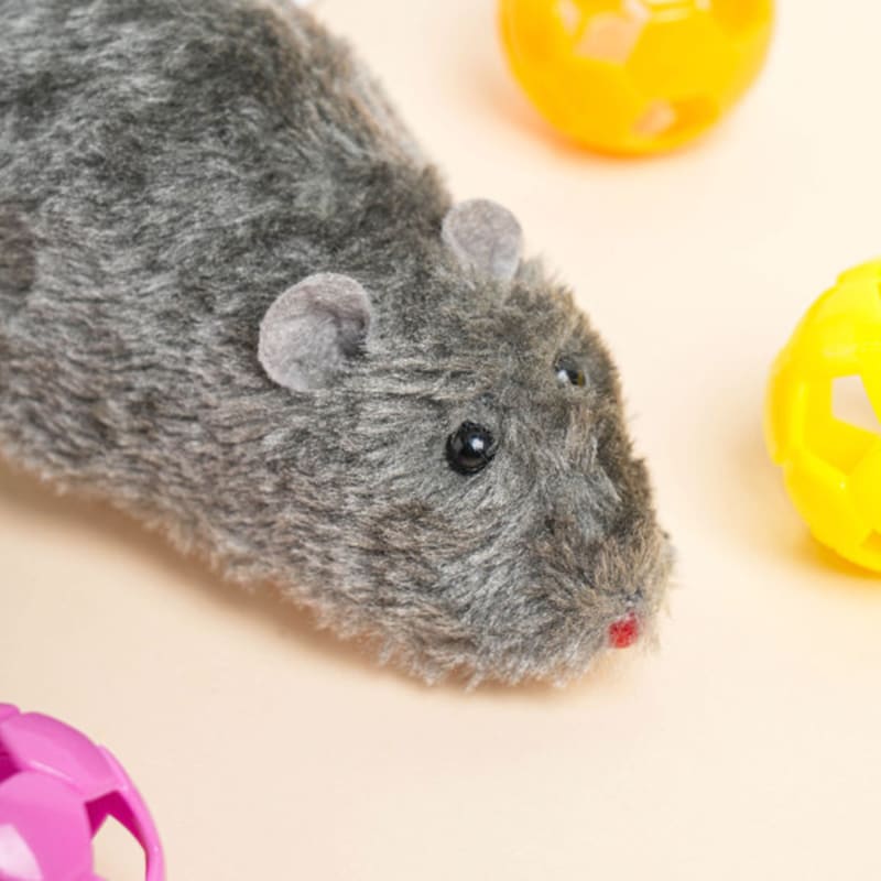 [Haustier] Aufzieh-Mausspielzeug für Katzen