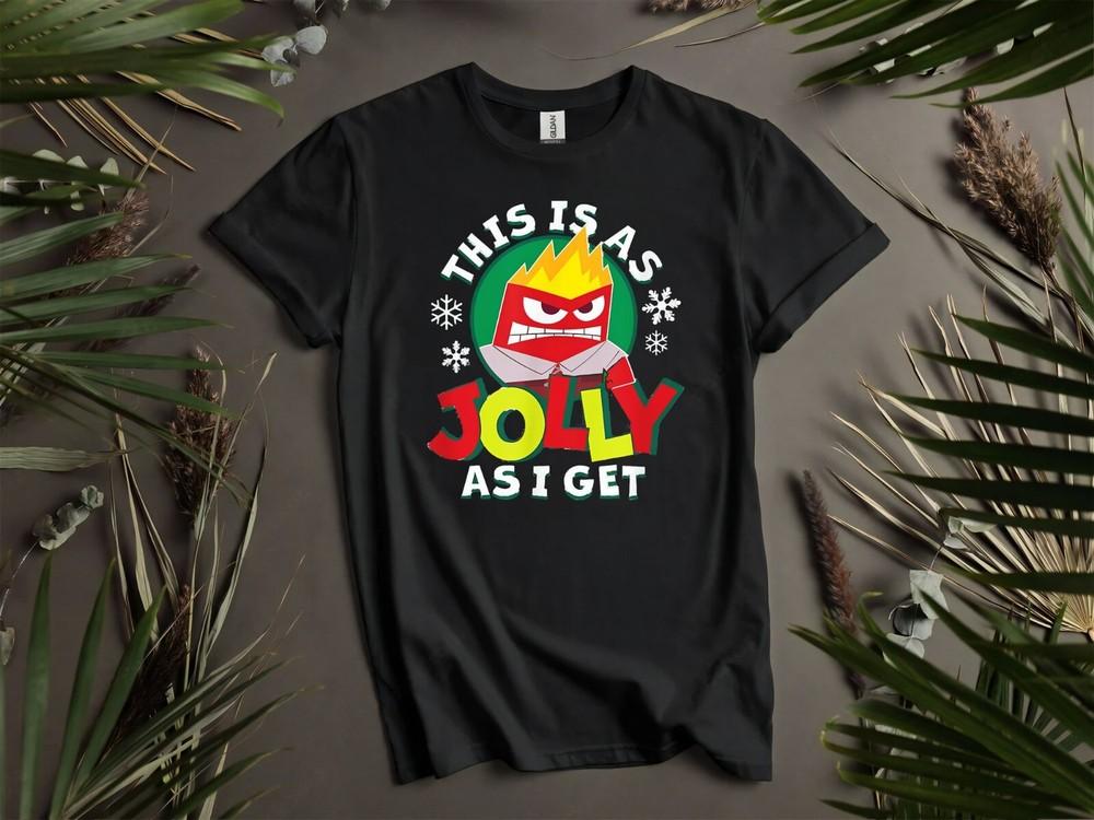 

Anger Christmas This Is As Jolly I Get Hoodie Tshirt Men Women Unisex AD20 M