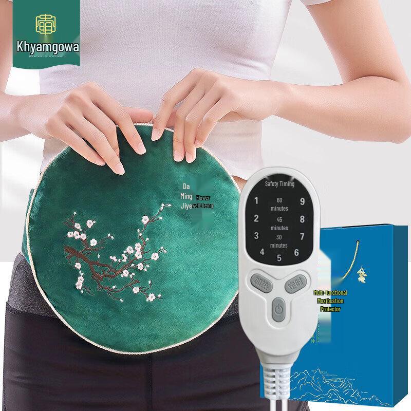 Электрический нагревательный пояс для моксотерапии с полынью