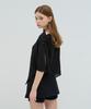 Kamino Asymmetrical Off-Shoulder Blouse Black