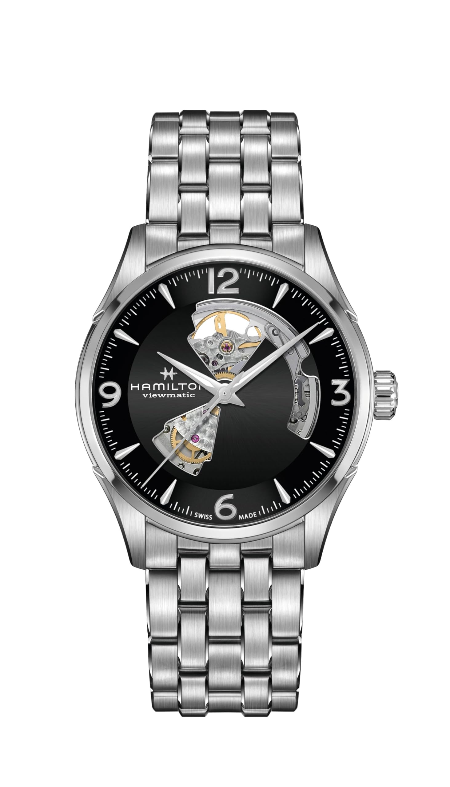 

HAMILTON Watch Genuine Warranty Jazzmaster Open Heart Gents Mechanical Automatic Winding H32705131 Imported [Hamilton] Men s [Regular Product]