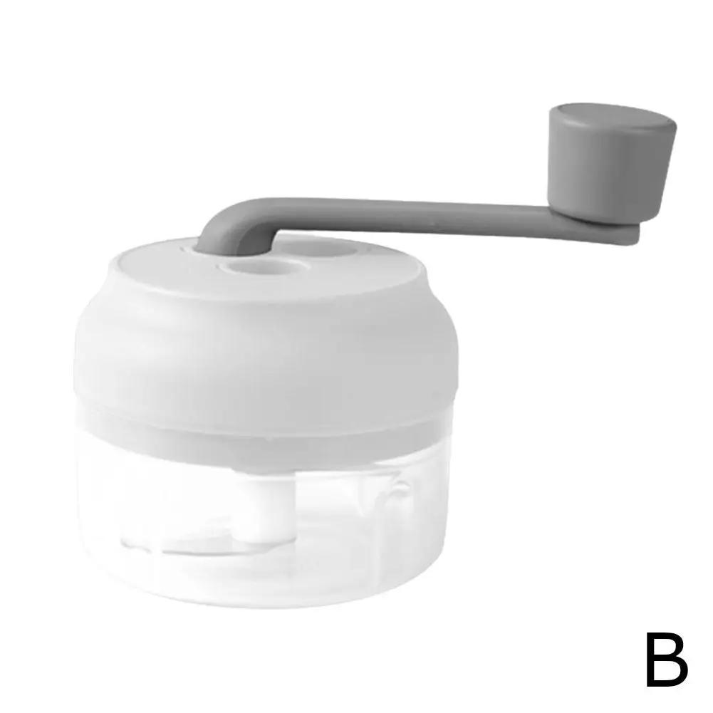 1pc Multifunctional Vegetable Chopper Small Food Processor Mincer Gadgets Kitchen Garlic Tool Food Chopper Manual Hand-Cran H5L1