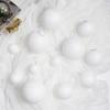4/6/8CM 6Pcs White Foam Christmas Ball Christmas Tree Hanging Pendant Ornament Xmas Decor for Home 2026 New Year Navidad Decor