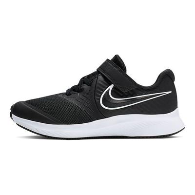Star Runner 2 PSV Black Kids Sneakers White-Black-Volt AT1801-001