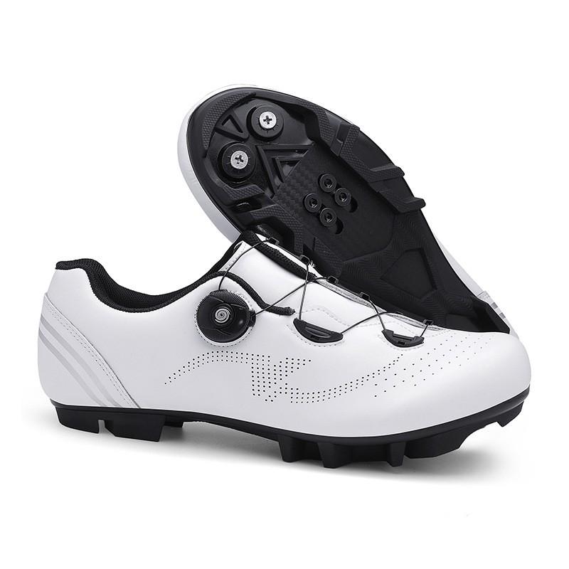 Mens Cycling Shoes With Stiff Sole Breathable Road MTB Indoor Trainer Non-Cleat Clipless Options