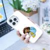 Goofy C-Dogs Big eyes Phone Case For iPhone17, 16,15,14,13,12 Pro Max Black Candy Matte Shockproof Cover