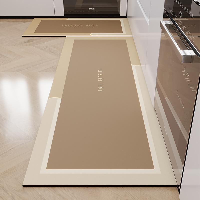 

Коврик для пола кухни Diatom Mud Легкоочищаемый коврик для ног Высококачественный грязеотталкивающий противоскользящий коврик Бытовой длиннополосный водопоглощающий коврик 50 * 150Cm