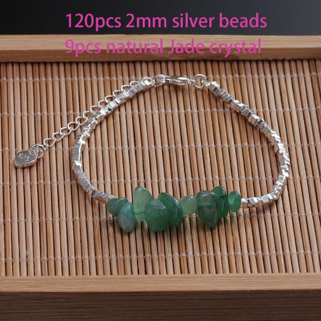 Bijuterii Cadou Brățară din mărgele de pietriș natural Brățări boeme fermecătoare Accesorii din cristal Lanț Mărgele de orez unisex Brățară turcoaz