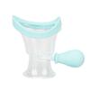 Augenspülbecher Silikon Quetschbar Kontrollierbar Präzise Reinigung Augenwaschreiniger-Set für Visuelle Ermüdung Make-up-Rückstände Blau