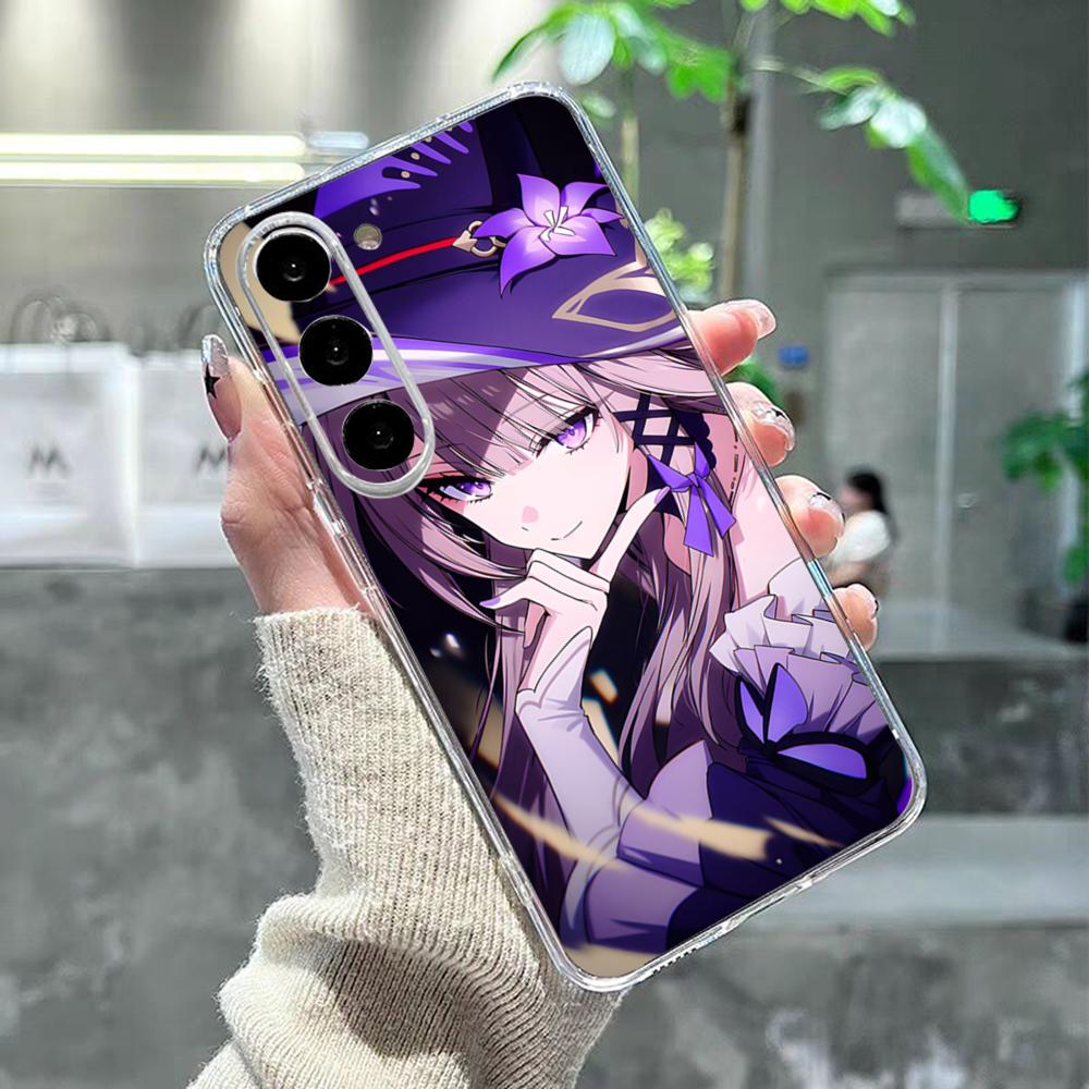 Honkai Star Rail Herta Telefoonhoesje Voor Samsung S26 S25 S24 Ultra S23 Fe S22 S20 S21 Plus Plus 5G Fe Transparante Hoes