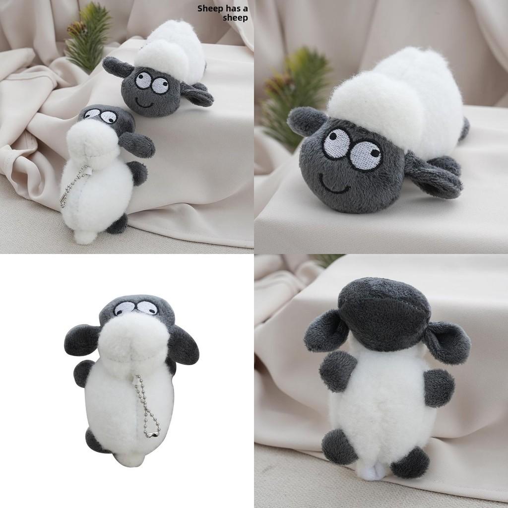 Plush Little Lamb Toy Keychain With Pp Cotton Filling For Kids Gift