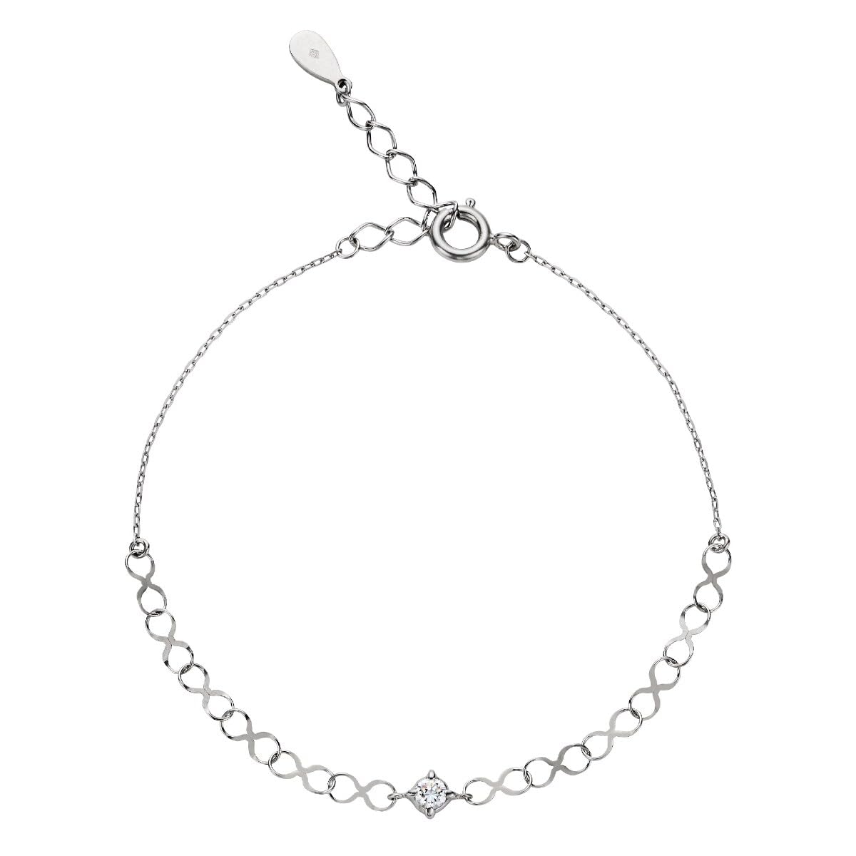[VA Vendome Aoyama] Sterling Silver 925 Bracelet with Cubic Zirconia GS6B0102LSCZ