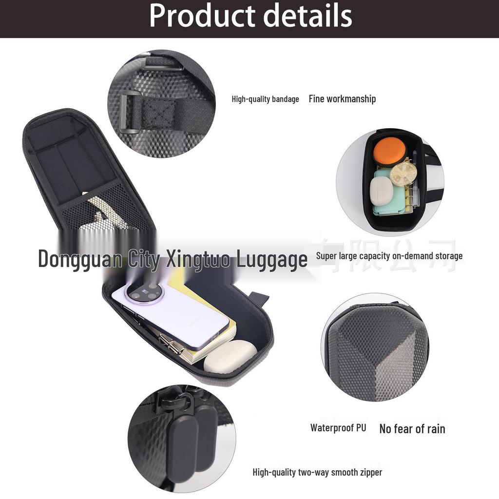 Waterproof EVA Hard Shell Handlebar Bag for Mountain and Road Bikes