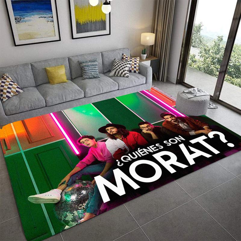 

M-Morat Printed Carpet Non-Slip Yoga Mat Fashion Bedroom Decor Outdoor Rug Soft Comfortable Birthday Gift 40x60cm