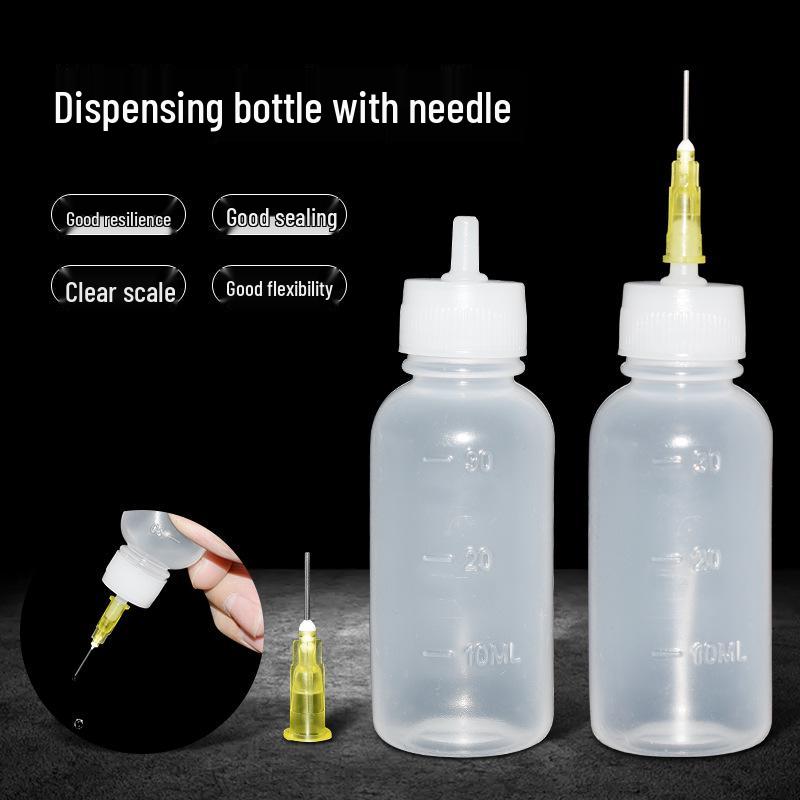 30ml Needle-Tip Plastic Dispensing Bottle for Alcohol, Flux, Pigment, or Oil
