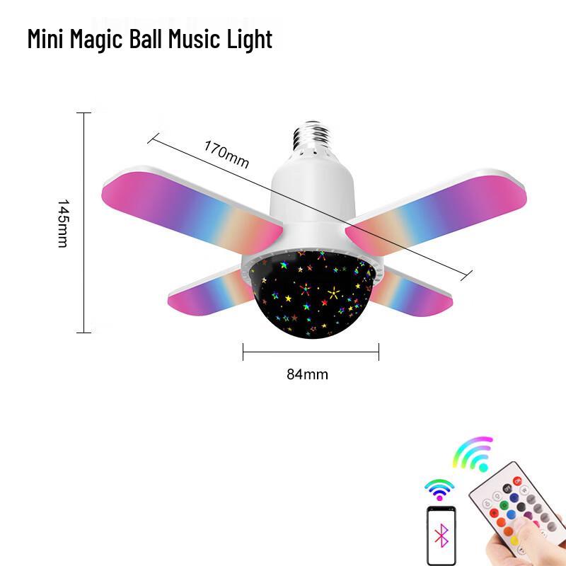Mini Bluetooth Speaker with Star Projector Light