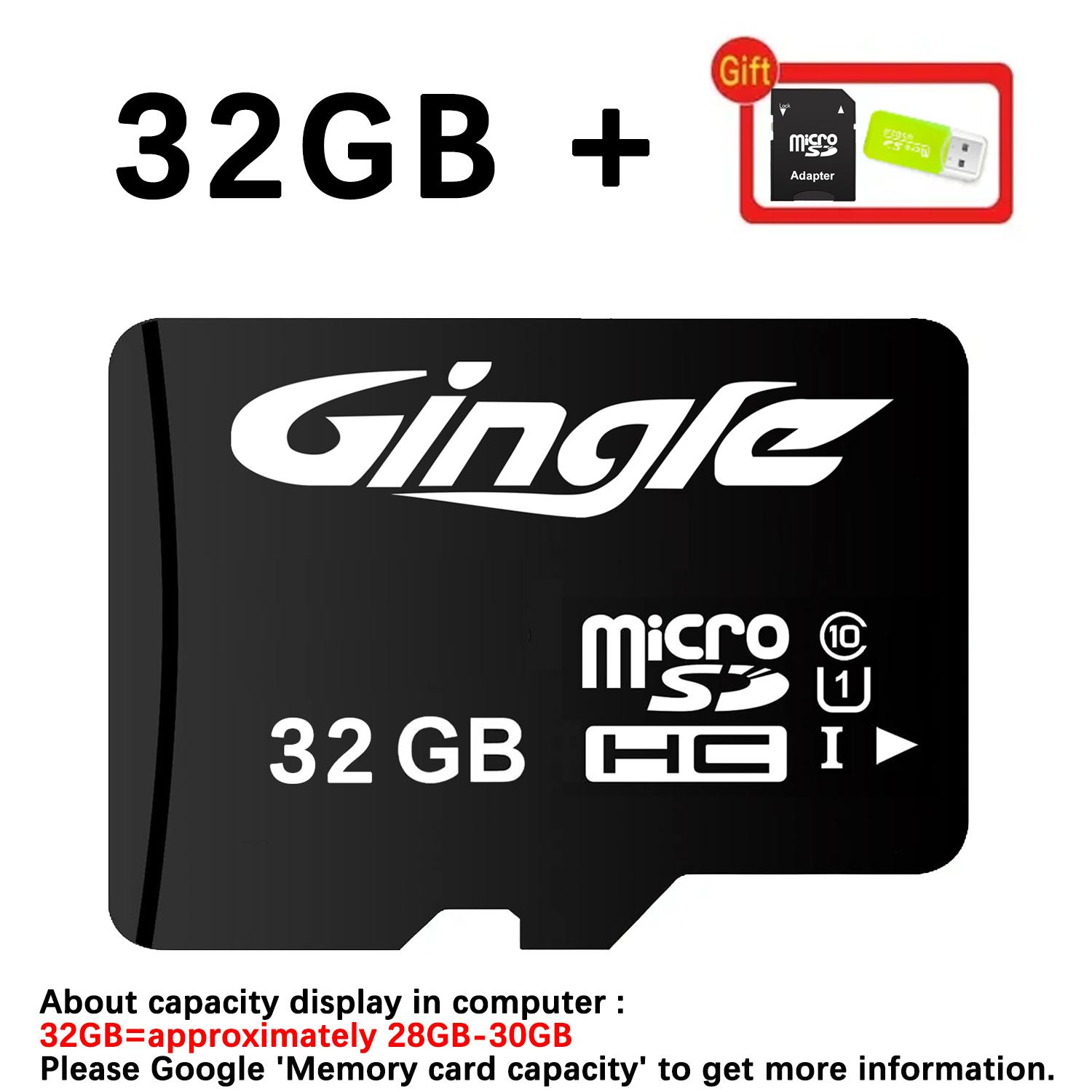 

Карта памяти 32 ГБ Micro SD карта SD TF карта Флэш-карта Class10 Карта памяти 32 ГБ microSD TF C10 32G SDHC + кард-ридер SD адаптер Карта памяти для телефона 32GB