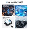 WTVB01-BT50 Bluetooth 50m Wireless Multi-connected Vibration Sensor, 3-axis Vibration Displacement + Speed + Amplitude+Angle