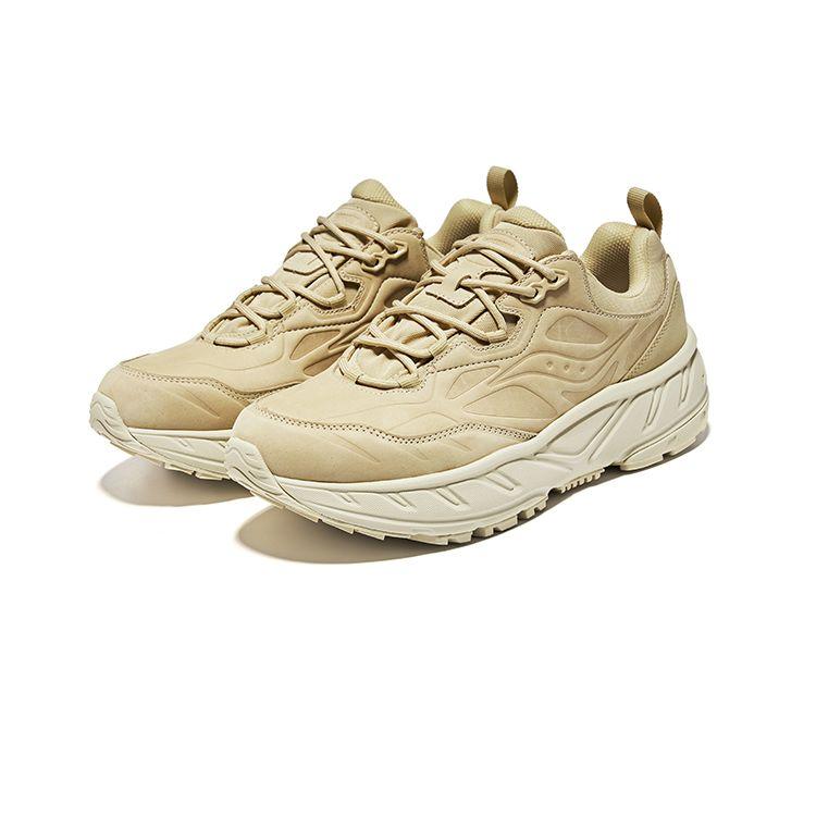 Saucony Cyber Web Unisex Khaki Brown Low Top Lifestyle Sneakers S79054-3