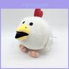 Pistola di Pollo Peluche Bianco Animale Bambola Morbida Ripiena Per Bambini E Collezionisti