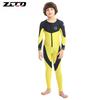 ZCCO Kids Full-Body Rash Guard Wetsuit Swimming Diving UV Protection Quick Dry Long Sleeve Unisex Child Swimwear