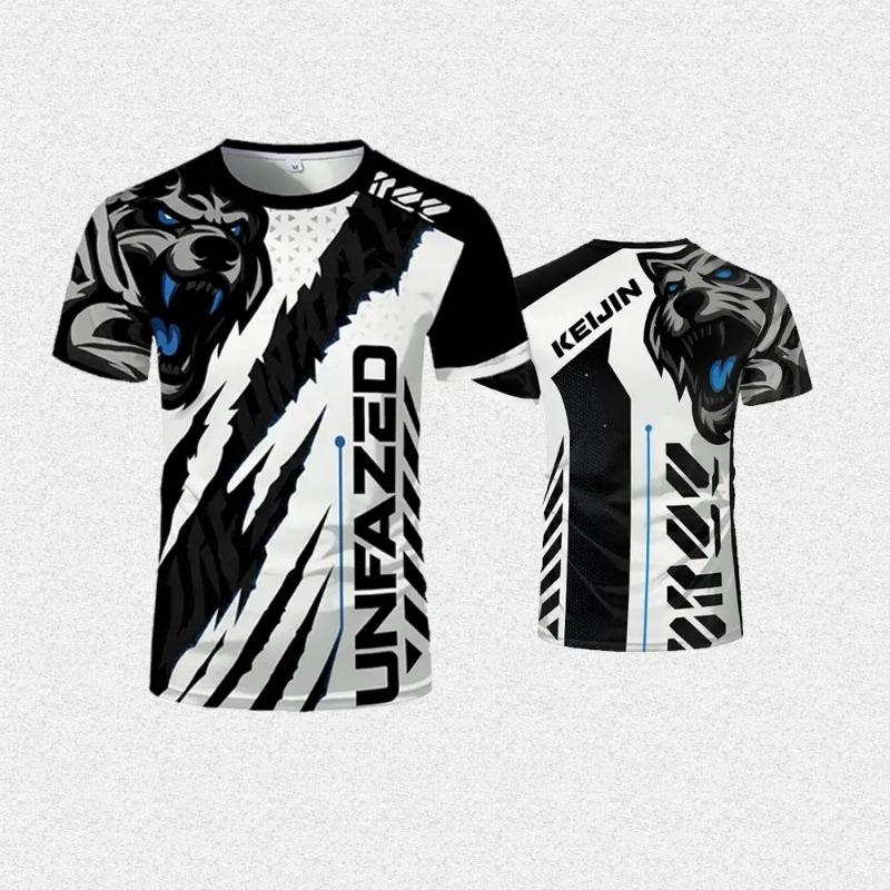 Summer fashion men s printed T-shirt sports casual XXS