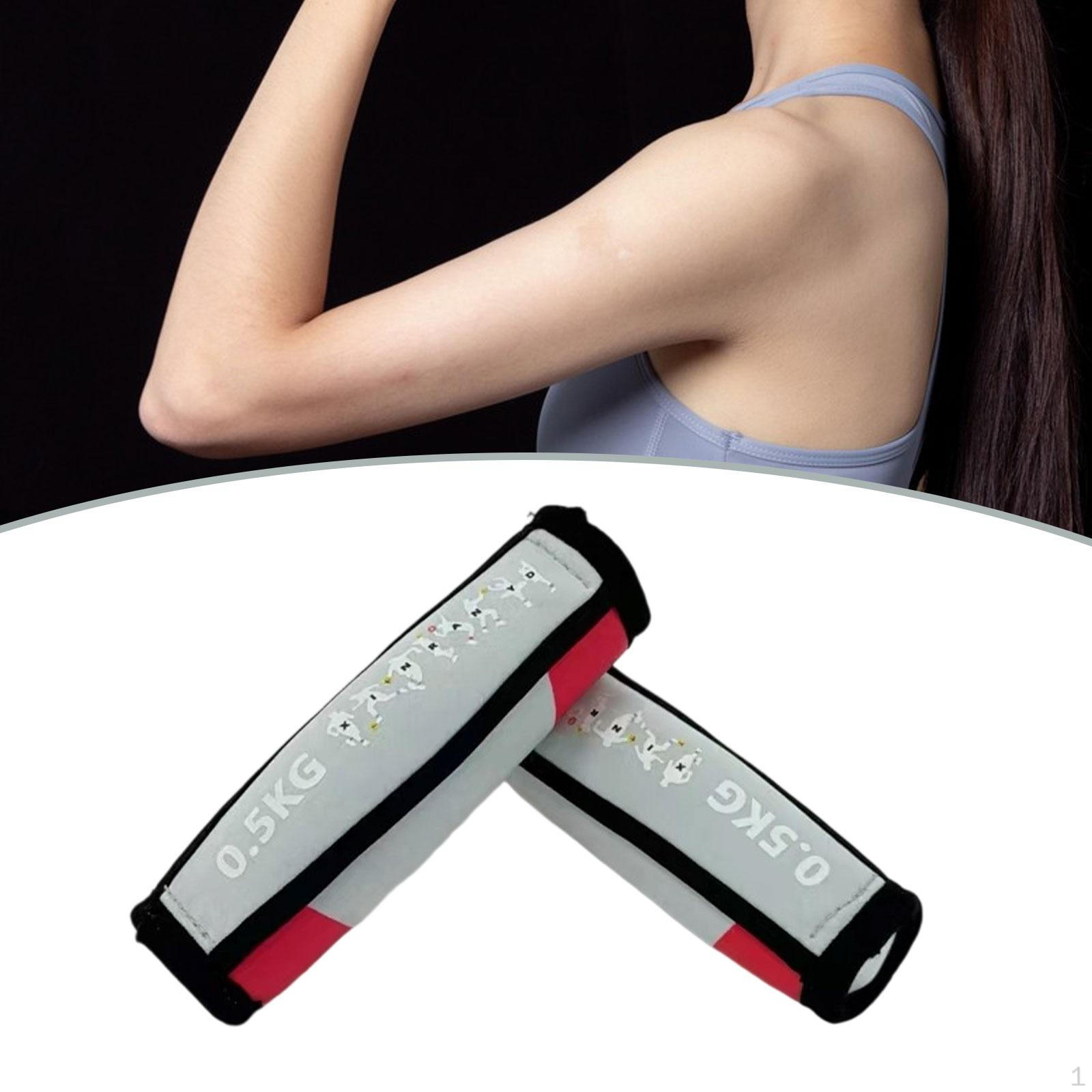 

2 гантели с ручкой и ремешком для ходьбы, бега с сумкой, танцев, бега трусцой, упражнений красный