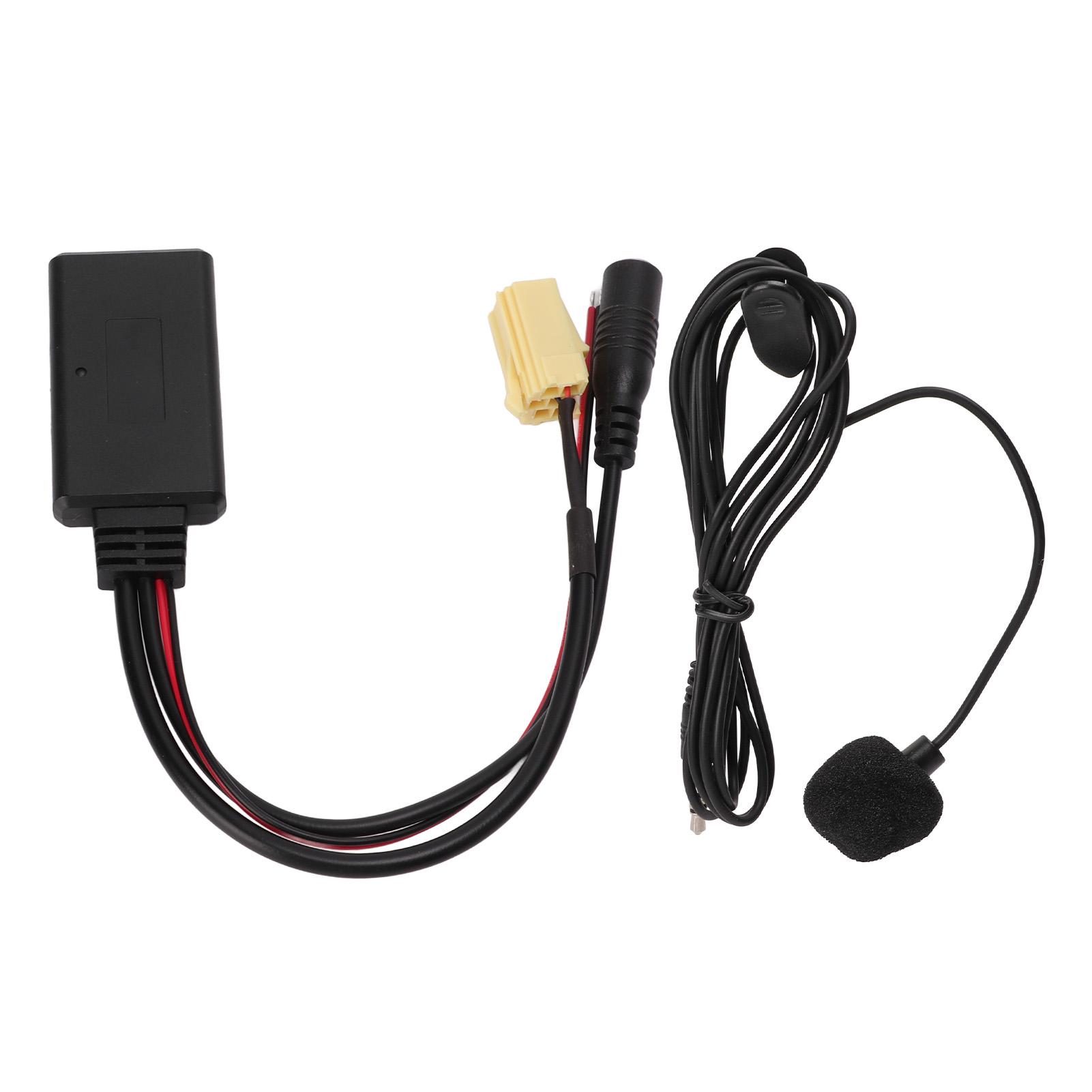 

Car Aux Bluetooth 5.0 Audio Cable Microphone Handsfree Adapter Replacement for ALFA ROMEO 159 2005+