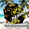 Custom Name Personalized Borussia Dortmund Print Umbrella, Auto Open Close, 8‑Rib Sturdy Frame, Commute Camping Hiking Use, Birthday Gift