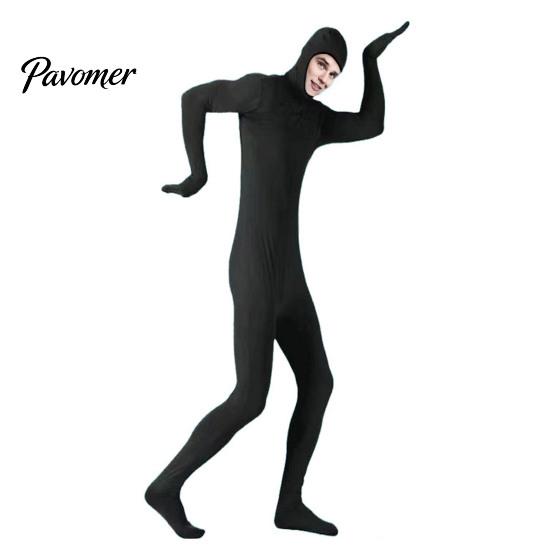 Adults Spandex Unitard Full Body Zentai Suit for Men Women, Open Face Halloween Cosplay Stretchy Bodysuit Bodysuit, Costume Party, Stage Performance