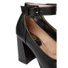 Faith Dam/Dam Celine High Block Heel Court Shoes