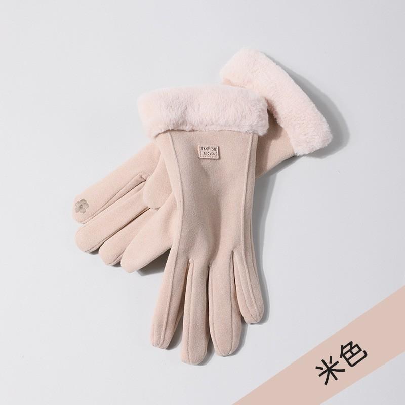 Womens Winter Warm Fleece-Lined Touchscreen Gloves Cycling Driving Motorbike Riding