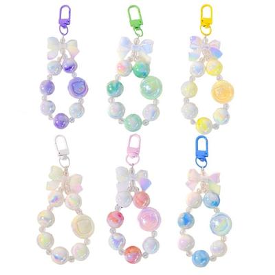 Eleagnt Pig Key Chain Adornment Unique Calcium Tablet Pendant Pig Keychain Bowknot Phone Charm for Everyday Carry