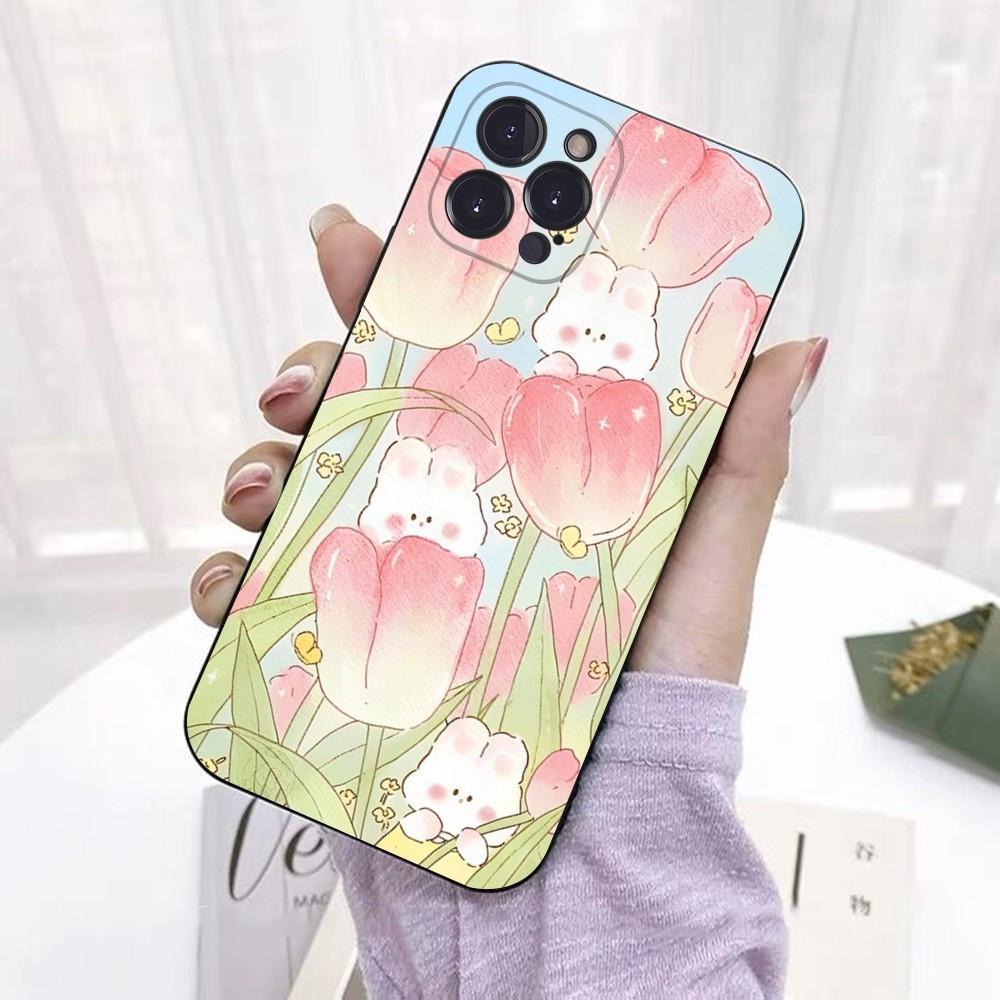 Iphone15 Pro Mobile Phone Case Abstract Illustration Mobile Phone Case Hair Color Painting Anti-Drop For Anti-Drop Mobile Phone