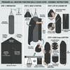Punching Bag Dust Cover Dustproof Weather Resistant Heavy Duty Boxing Bag Cover For Outdoor Hanging Punching Bag, Only Cover