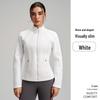 Women's Lightweight Duck Down Jacket - Winter Slim Fit, Short Yoga Running, Stand Collar, Warm Sport Outerwear