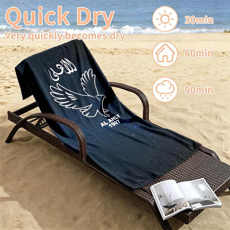 Al Ahly FC Beach towels also serve as bath towels summer essential a musthave for the outdoors the beach and the pool