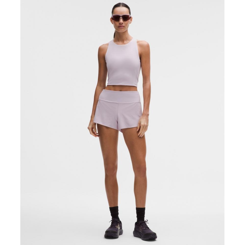 Lululemon Swift Speed Cropped Tank Top  B C Cup Faint Lavender