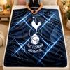 Flanel Battaniye Tottenham Hotspur Sıcak Yumuşak Atkı Battaniye İç Mekan Kanepe Yatak Oturma Odası Kullanımı İçin
