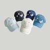 Korean Bowknot Flower Embroidery Baseball Caps Women Girl Cute Plum Outdoor Sun Visor Hats Adjustable Sports Peaked Cap